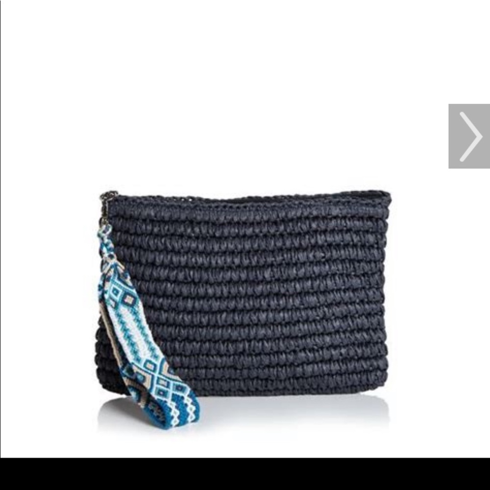 Fallon & Royce straw clutch